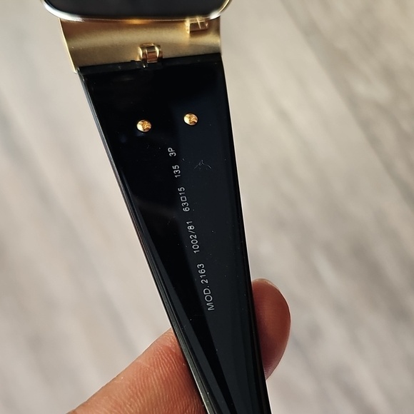 Versace, Black, Gold, Sunglasses, Polarized, Men, Unisex, Classic, Luxury, - Picture 4 of 9